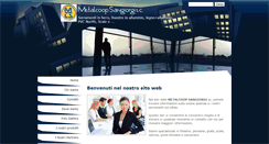 Desktop Screenshot of metalcoopsangiorgi.it